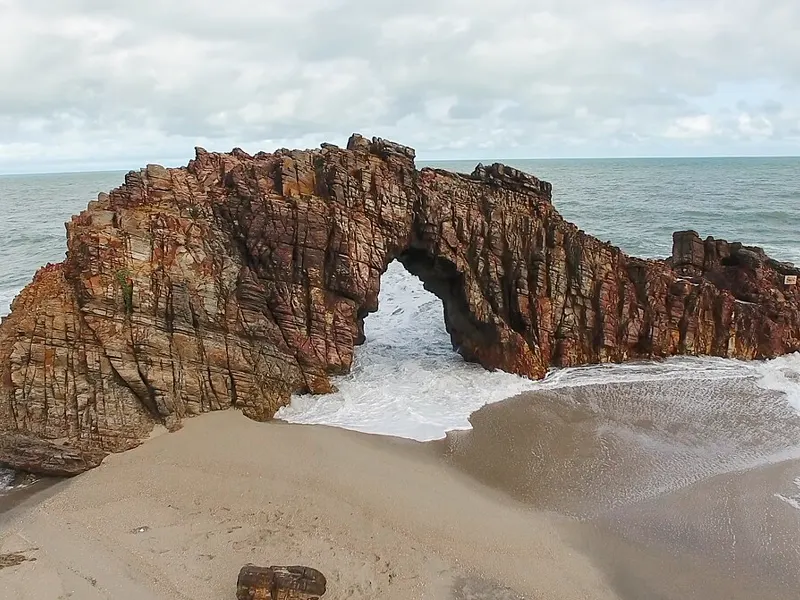 Pedra Furada, em Jericoacoara